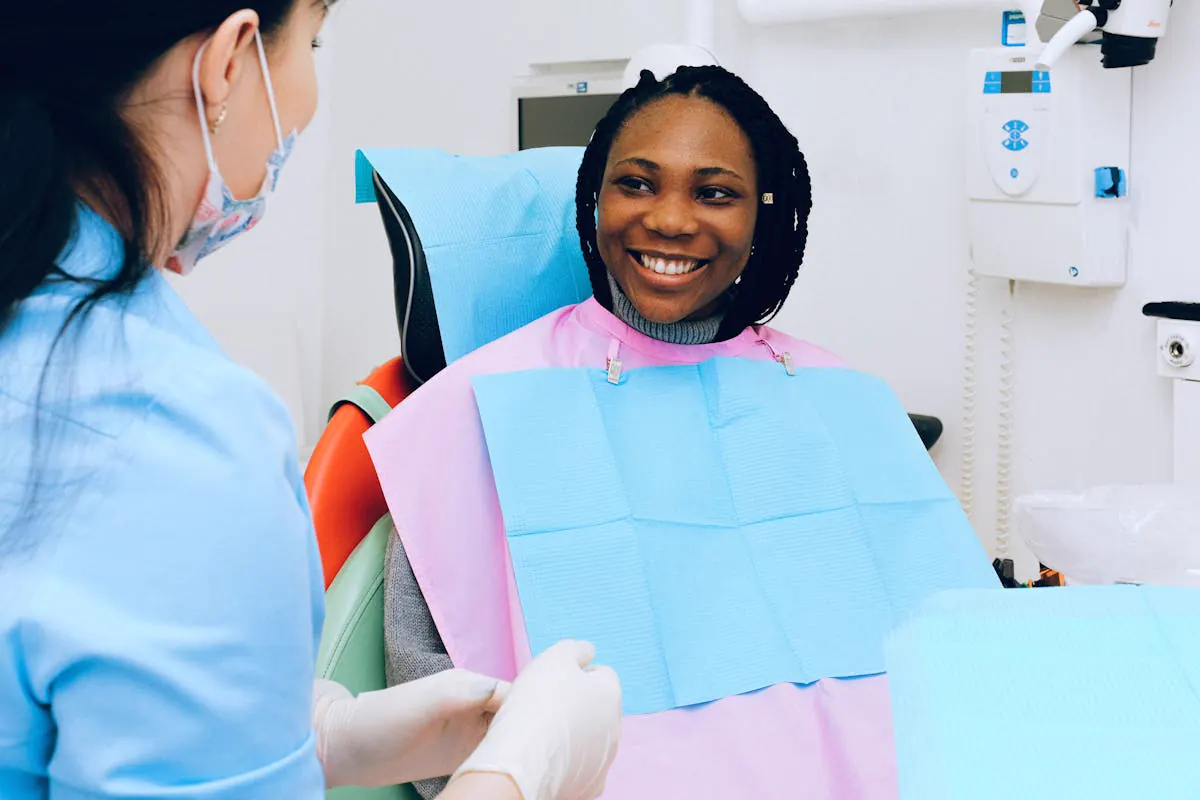 Modern dental filling procedure