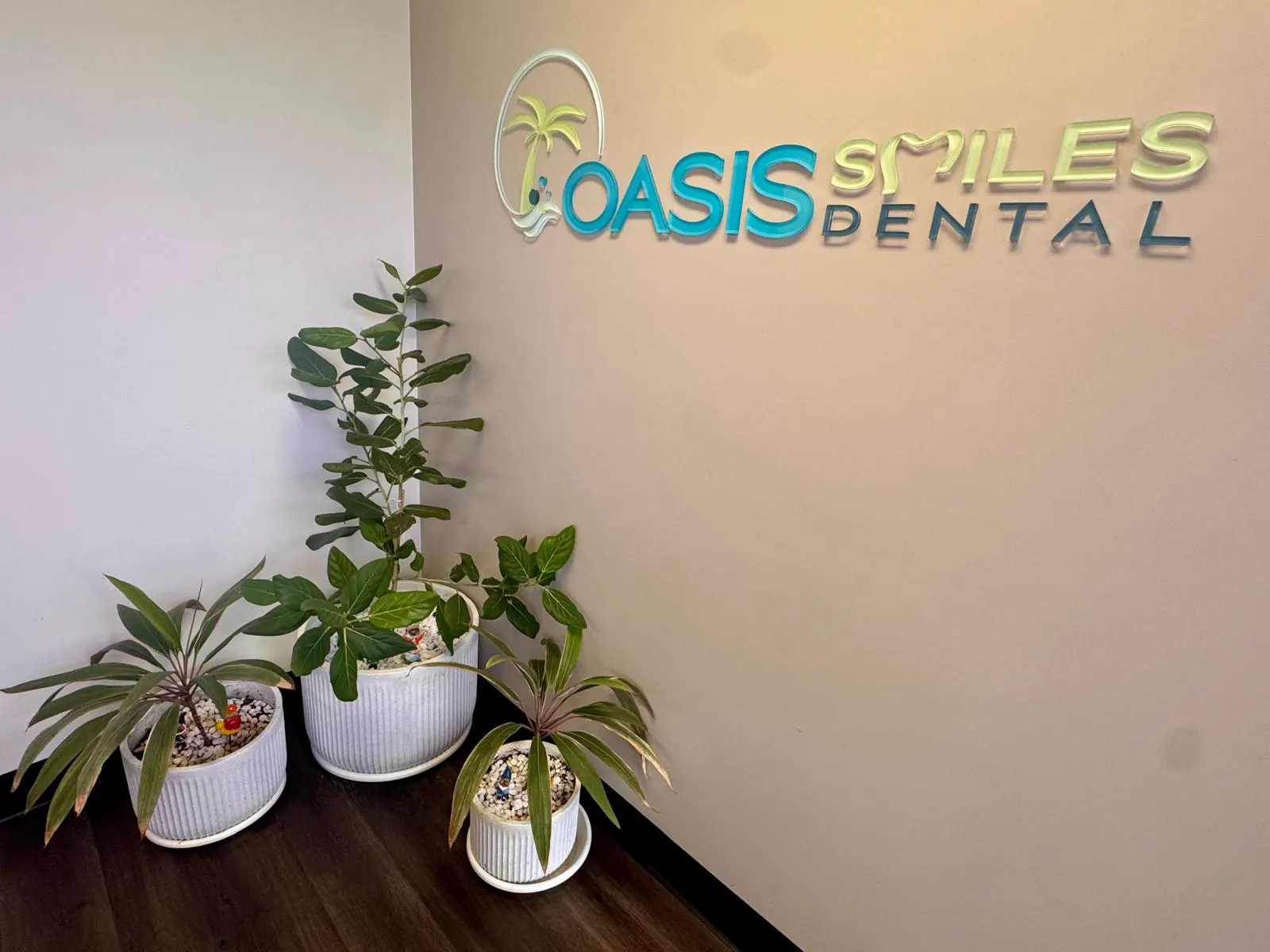 Oasis Smiles Dental reception area