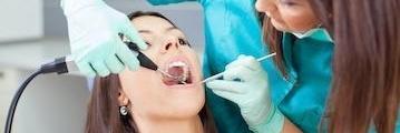Woman at the dentist in Tamworth
